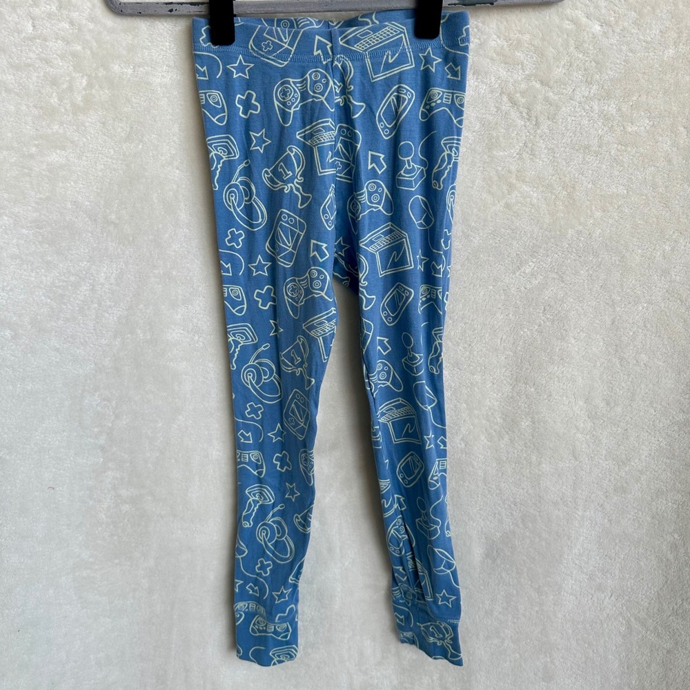 Gap‎ Kids Glow in the Dark Gaming Print Leggings Organic Cotton Size 8